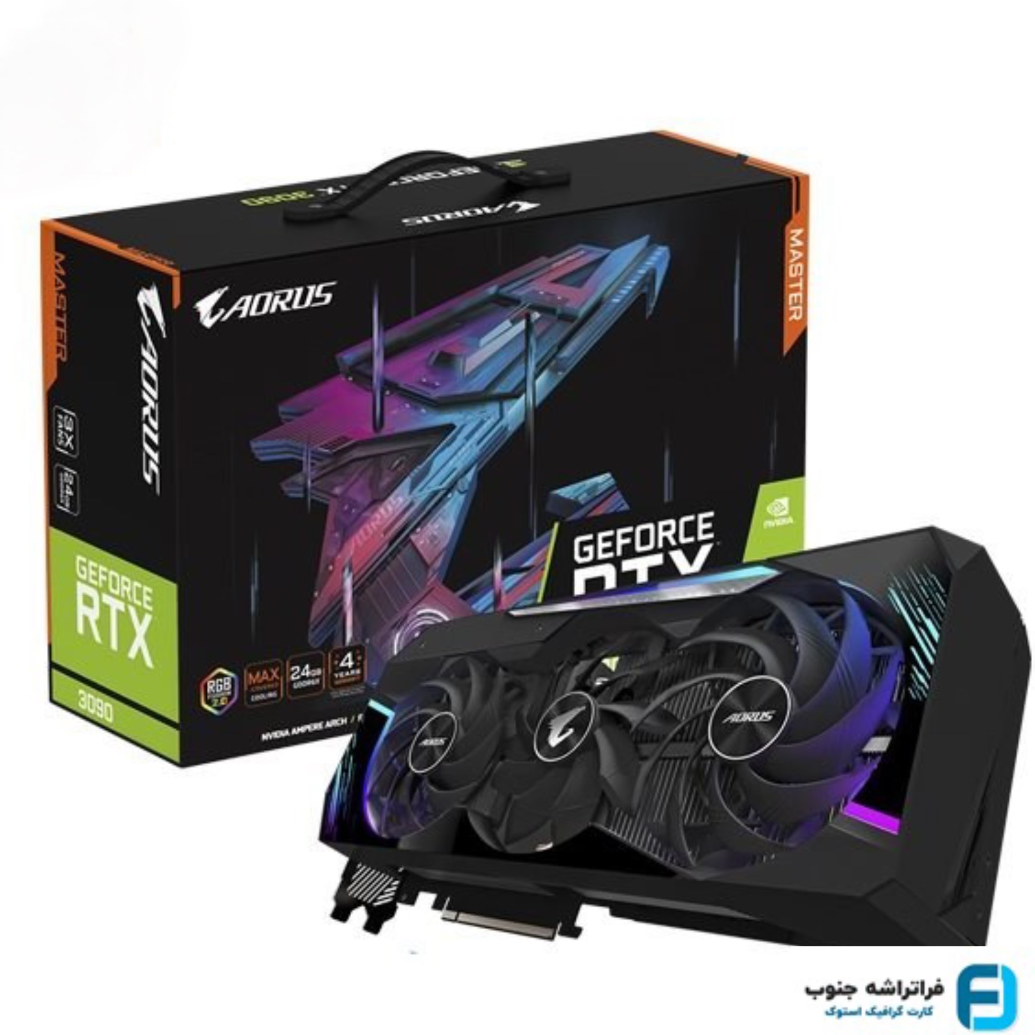 کارت گرافیک استوک  گیگابایت AORUS GeForce RTX 3070 MASTER 8G